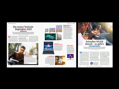 Fachartikel für das deutsche IT-Magazin CHIP - Textgestaltung
