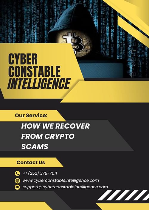 RESTORE BACK ALL LOST CRYPTO,USTD AND BITCOIN THROUGH CYBER CONSTABLE INTELLIGENCE cover