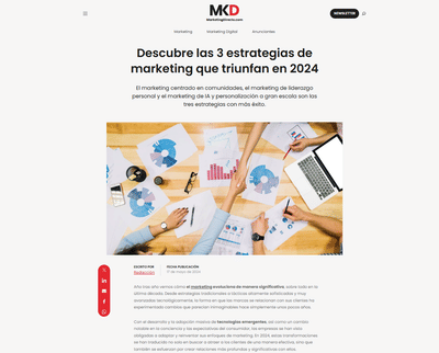 Descubre las 3 estrategias de marketing que triunfan en 2024 - SEO