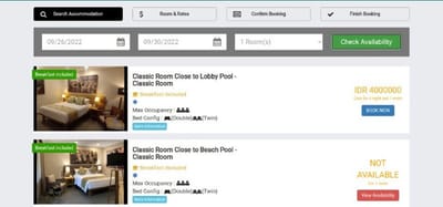 Hotel Online Reservation System - Webanwendung