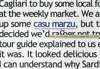 CASU MARZU - Advertising