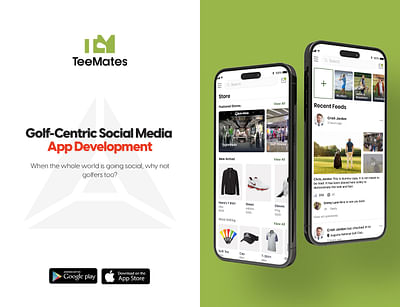 Golf-Centric Social Media App Development - E-commerce