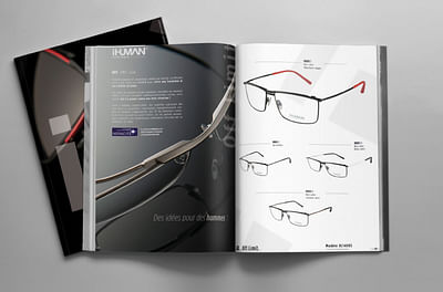 Communication print > catalogue pour iHUMAN - Grafikdesign