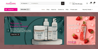 Paradise Cosmetic - SEO