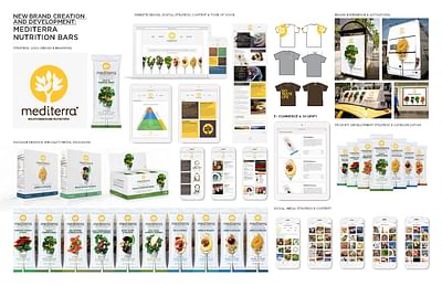 MEDITERRA NUTRITION BARS - Image de marque & branding