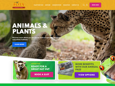 Fota Wildlife Park Website Development - E-commerce