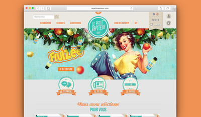 Direction artisitique 360 pour Le Petit Vapoteur - Design & graphisme