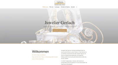 Homepage Juwelier - Webseitengestaltung