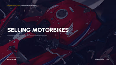 Selling Motorbikes - Photography - Branding & Positionering