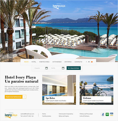 Hotel Ivory - Graphic Design