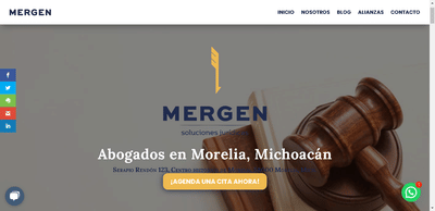 Sitio Web MERGEN Soluciones Jurídicas - Website Creation