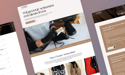 Shoe Cleaner Amsterdam - Website / Branding - Website Creation