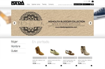 Desarrollo Tienda Online Zapaterías Dadá - Estrategia digital