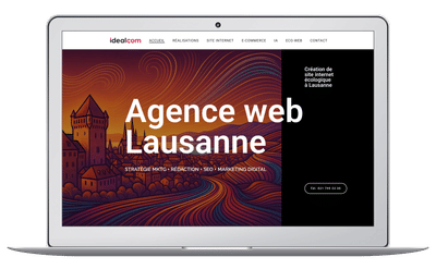 Génération d'images IA pour un site internet Lausannois - Intelligence Artificielle