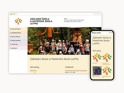Website for a primary school and kindergarten - Website Creation