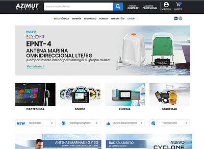 Azimut electronics - E-commerce