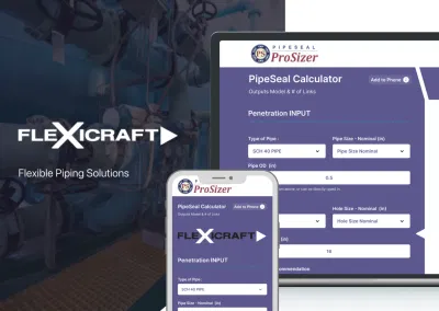 Flexicraft - Pro Sizer Pipe Seal Calculator - Mobile App