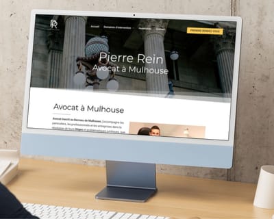 Création d'un site vitrine pour MaÎtre Pierre REIN - Website Creatie