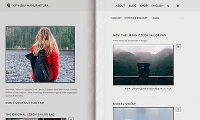 Krymská Manufaktura — Web design and development - E-commerce