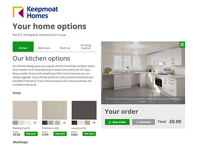 Improving The Customer Journey for Keepmoat Homes - Web Application