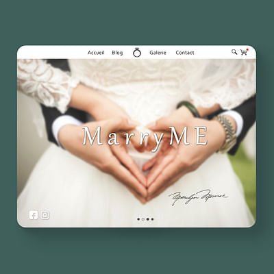 SITE Internet "Marryme" - Website Creation