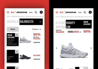 24Segons - Web E-commerce - E-commerce