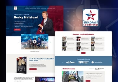 Steadfast Leadership Website Design - Webanwendung