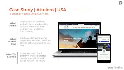 Attolero WordPress Website - Web Application