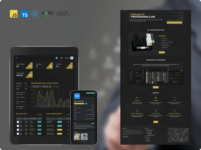 Professionals - Web Application