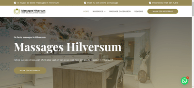 Massages Hilversum - Website Creatie