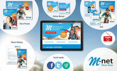 M-net Etatbetreuung als Leadagentur - Animación Digital