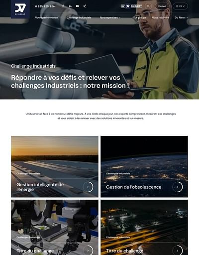 Transformation digitale au service de l’industrie - Création de site internet