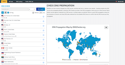 DNS Checker - Applicazione web