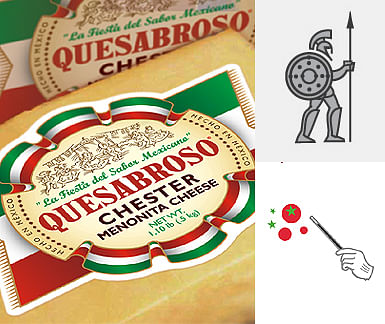Quesabroso - Grafikdesign