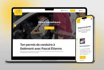 Pascal Etienne Auto-école - Website Creatie