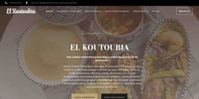 Creation Site Internet "EL KOUTOUBIA" - Création de site internet