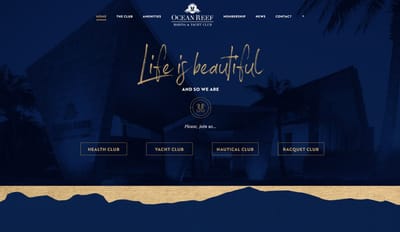 Ocean Reef Islands — brand & digital experience - Website Creatie