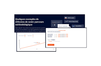 Simulateurs pour la gestion de patrimoine - Stratégie digitale