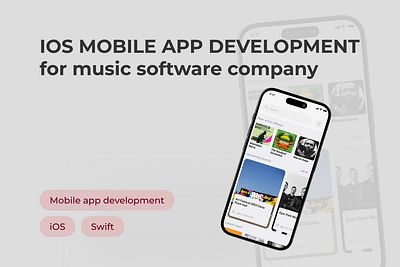 iOS App Development for Music Software Company - Application mobile