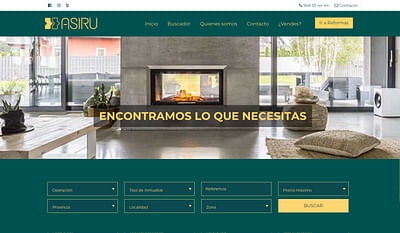 Diseño web para agencia inmobiliaria y reformas - Website Creation