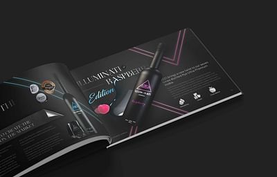 Brochure Design For Illuminati Vodka - Graphic Design