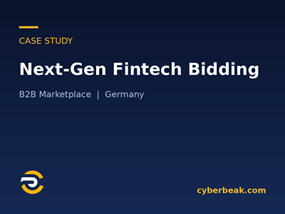 Next-Gen Fintech Bidding - Web Application