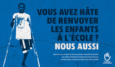 Handicap International - Derrière nos murs - Publicidad