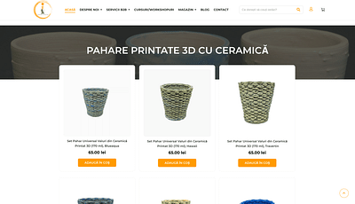 E-commerce Website for Digital Ceramics Company - E-commerce