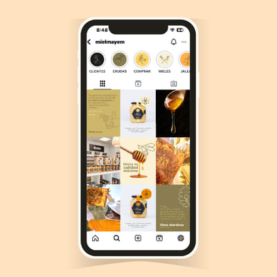 Diseño Look & Feel Redes Sociales | Miel Mayem - Social media