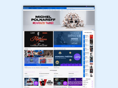 Refonte Ticketmaster - Design & graphisme