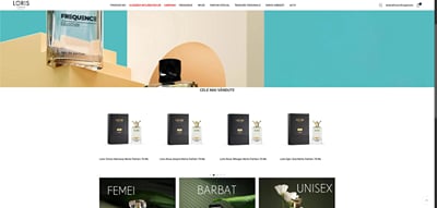 Loris Parfum: digital marketing for a perfume store - Publicité en ligne