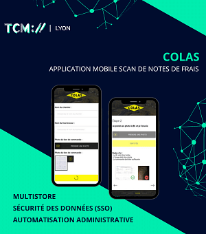 COLAS : Application mobile scan notes de frais - Artificial Intelligence