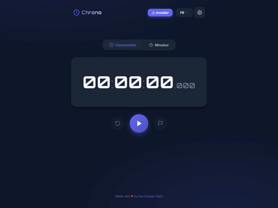 ChronoPWA — Application Web Progressive Installable - Application web