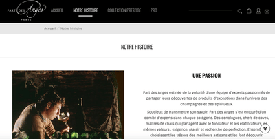Site ecommerce sur mesure de produits de prestige - E-commerce